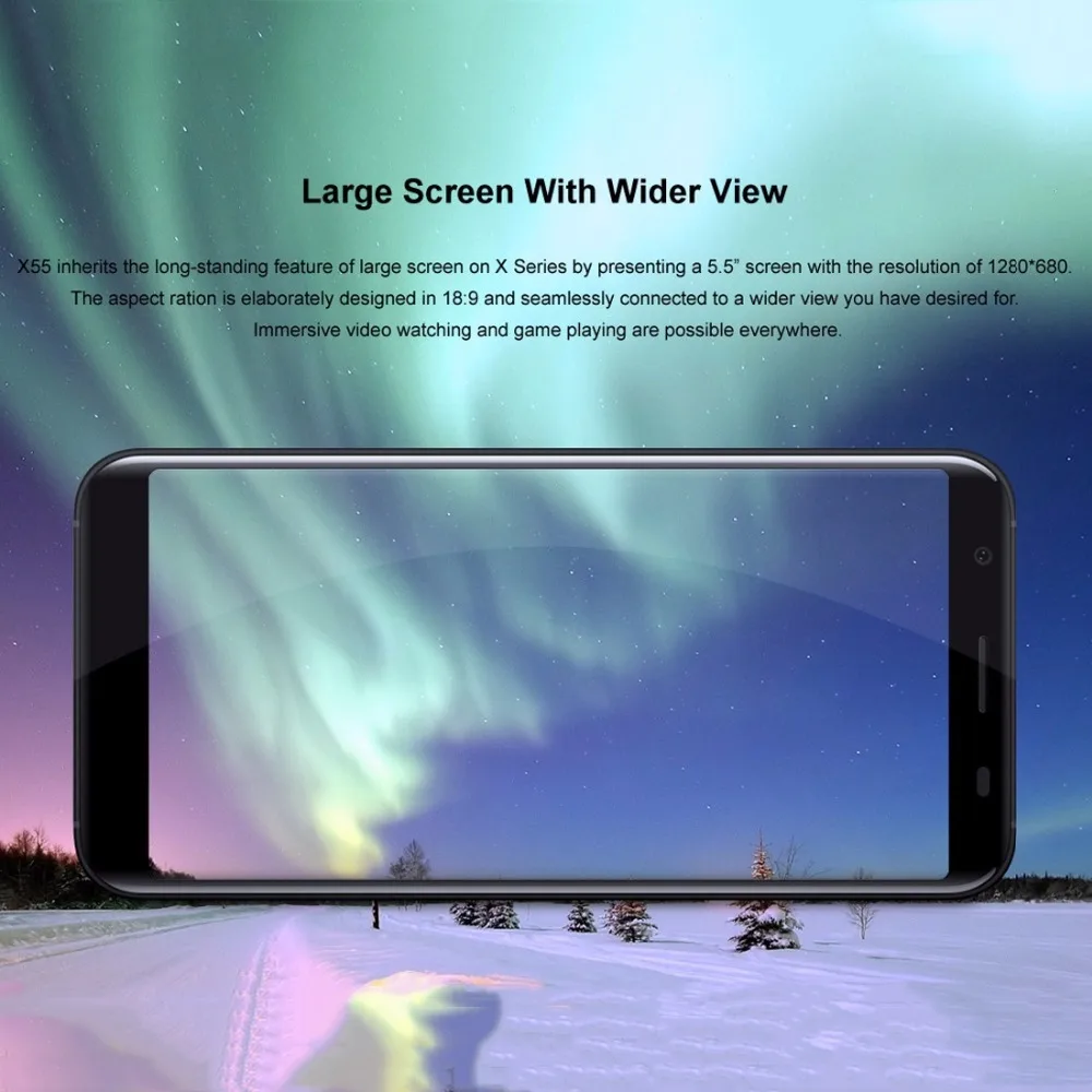 DOOGEE X55 смартфон 5 &quot18:9 полный Экран 1 Гб оперативной памяти 16 встроенной MT6580 4 ядра