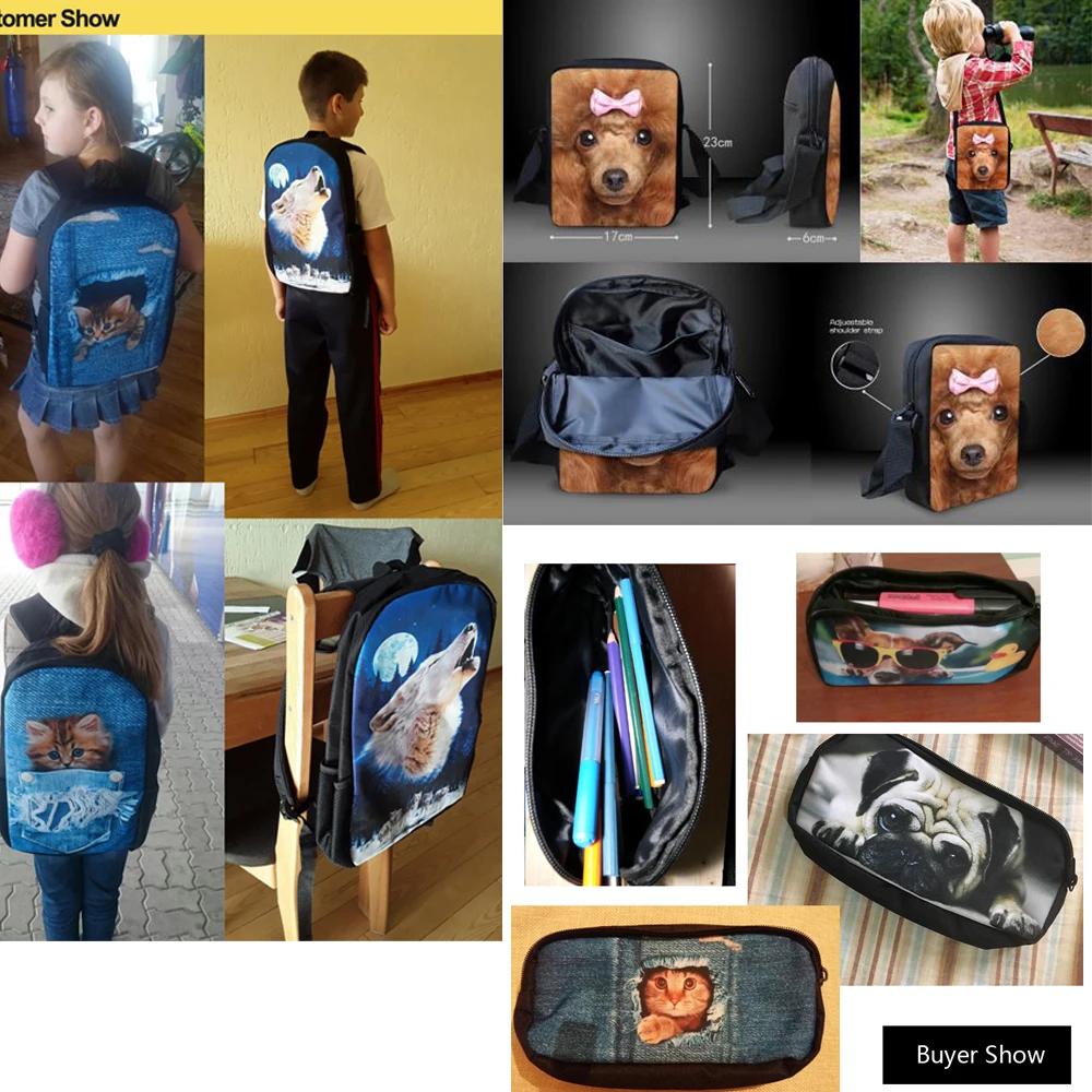 

INSTANTARTS 2019 Hot Anime One Piece School Bag for Teenager Girl Boy Children Backpack Junior Toddle Bag Set Escolar Kids Bags