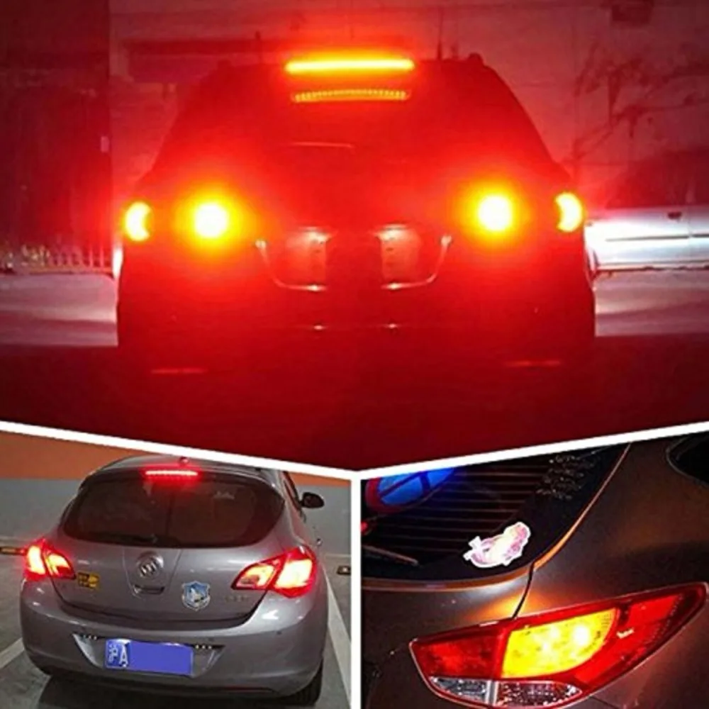 2 шт. светодиодный светильник BAY15D P21/5 Вт BAZ15D P21/4 BAW15D PR21/5 33SMD 2835 красный 12 В 24