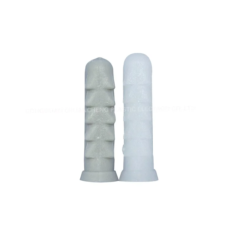 Sleeve Expansion Anchor White Plastic Wall Nails Expand Plugs 5x25mm 100PCS |