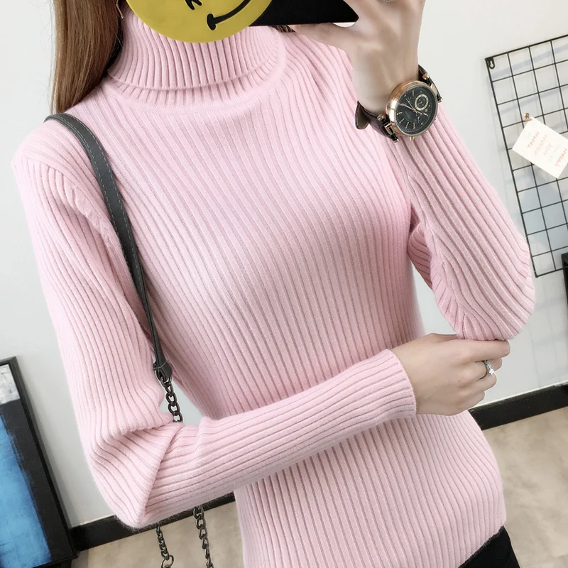 The wind in autumn and winter women's Harajuku turtleneck sweater set new head short sleeved shirt Korean thickening | Женская
