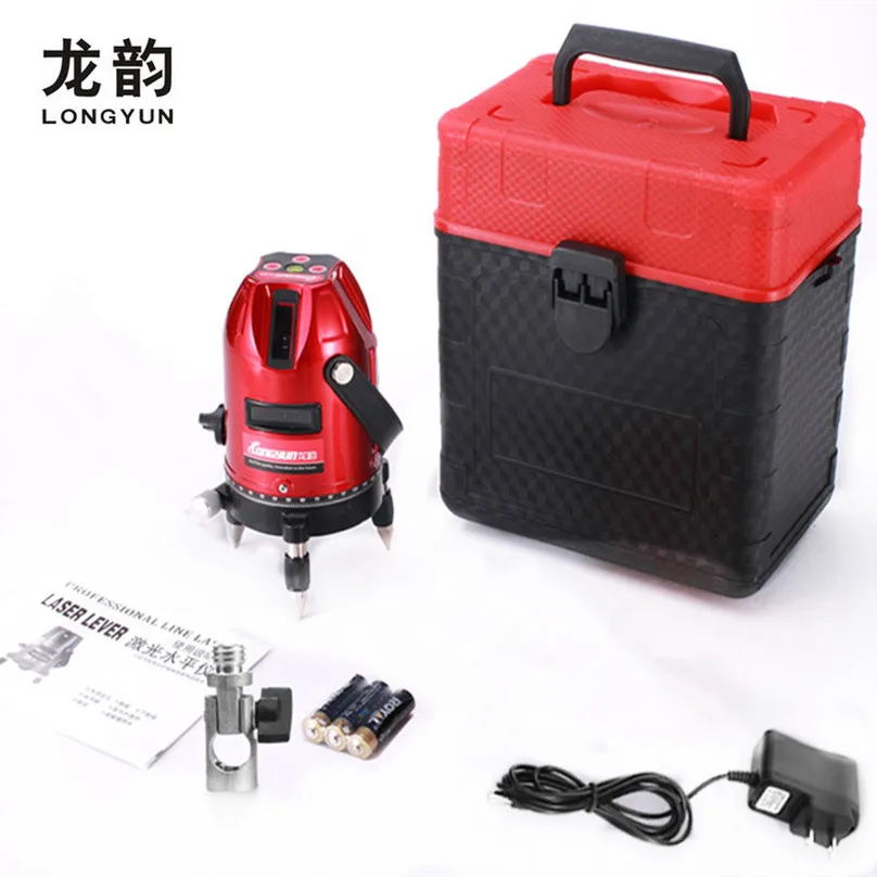 Нивелир лазерный вращающийся с 2 вертикальными и горизонтальными линиями