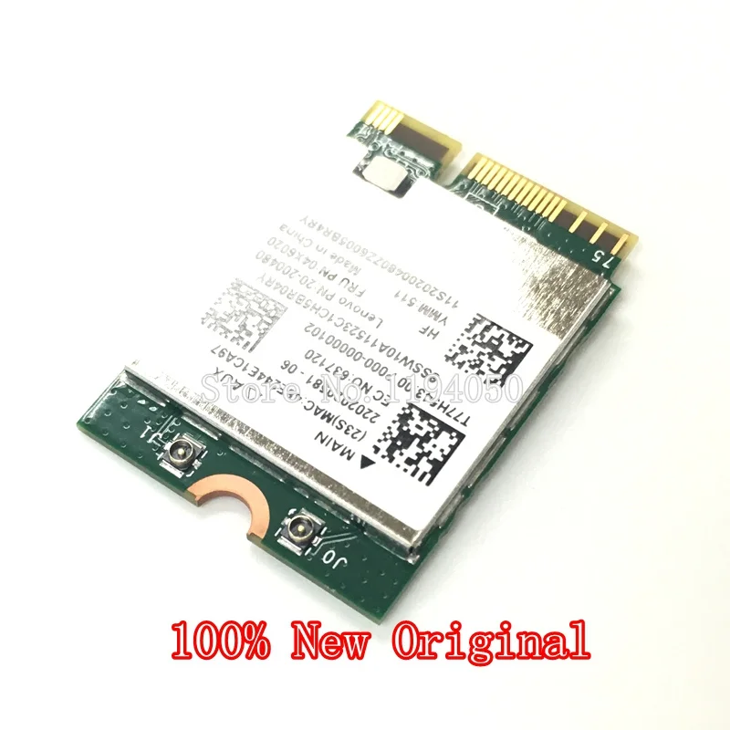 Broadcom BCM94352Z 802.11AC NGFF Dual band 867 Мбит/с WI-FI BT 4 0 карты для Y50 Y40 Y70 B50 N50 B40 04x60020 Win7 WIN8 WIN10 |