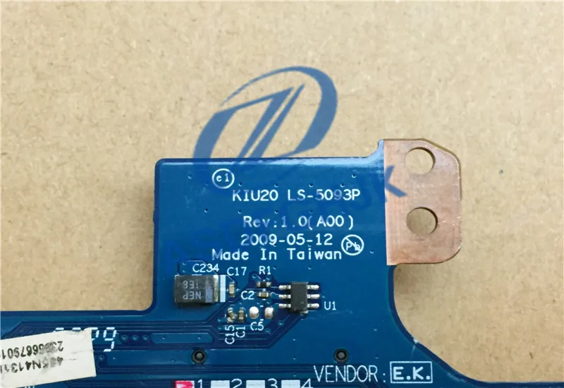Оригинал для Dell Inspiron Mini 10v 1011 Плата USB с кабелем C5J73 0C5J73 LS-5093P 100% ТЕСТ ОК | Компьютеры