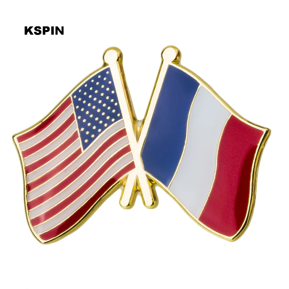 U.S.A Friendship Flag Metal Lapel Pin Military Badge Beautiful Brooches Coins Collectibles | Украшения и аксессуары