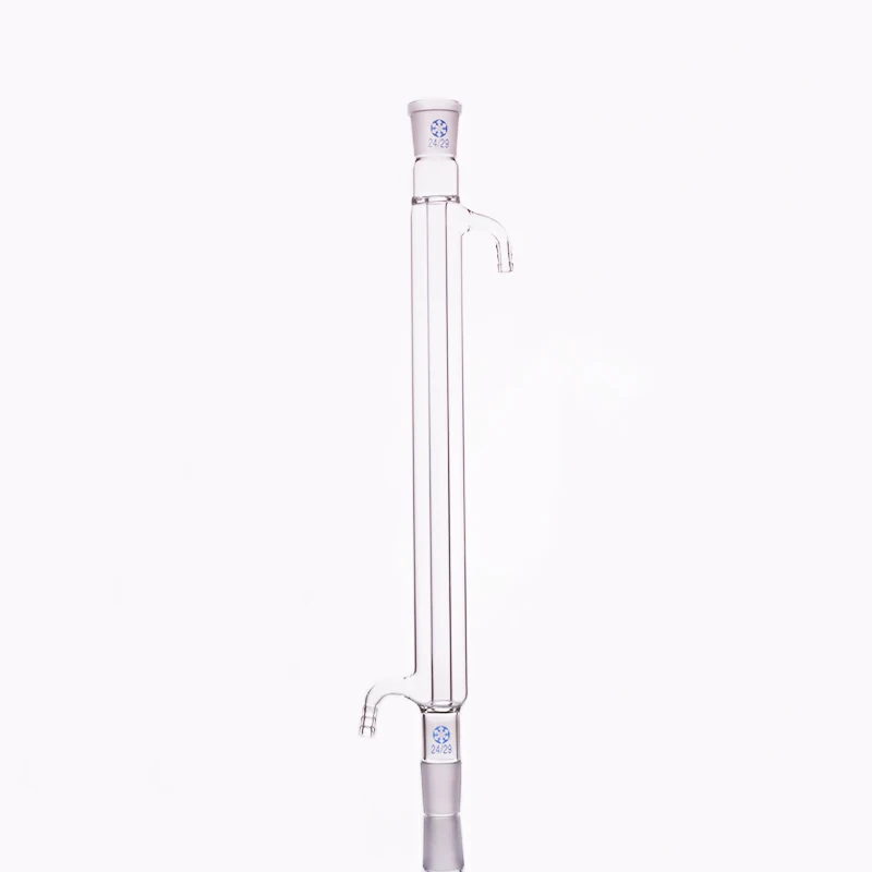 Straight condenser  200mm/24*2,Condensation length 200mm,Condenser Liebig with fused inner tube,standard ground mouth 24/29