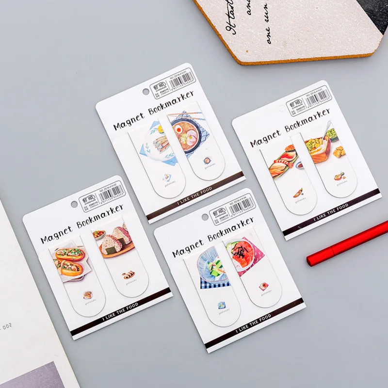 4 шт. Еда Набор Магнитных закладок мини лапши быстрого приготовления суши хлеб