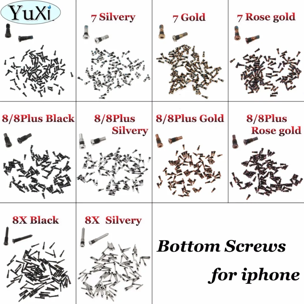 YuXi 2 шт./лот серебристо черный золотой звездообразный винт пятиконечная звезда