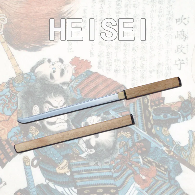 Японский Танто меч самурая Настоящее ручной Короткие Катана деревянной ручкой