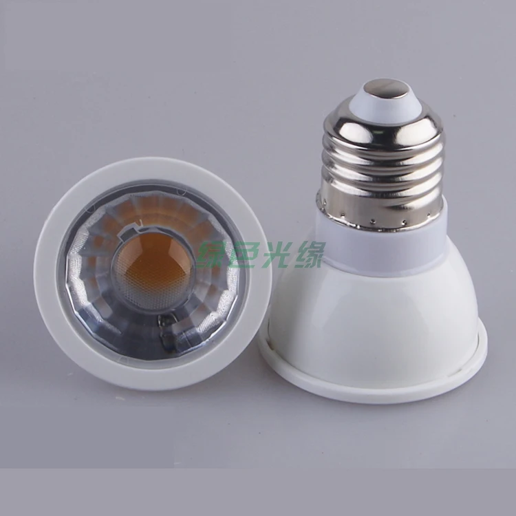 Новый led COB 5 Вт 7 светодиодные прожекторы лампа 60 угол GU10 E27 E11 Диммируемые лампы AC