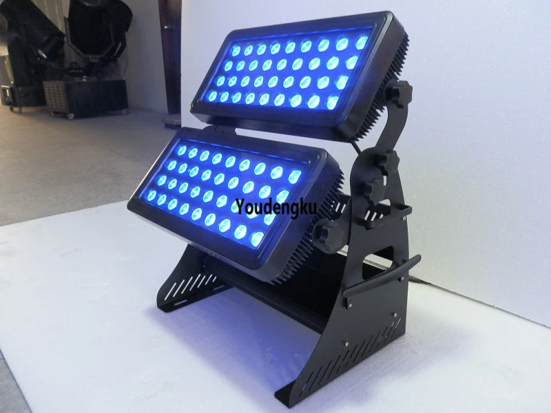 10 шт. 72 led город цвет мыть свет открытый x Вт проектор настенная шайба RGBW ip65 | Лампы