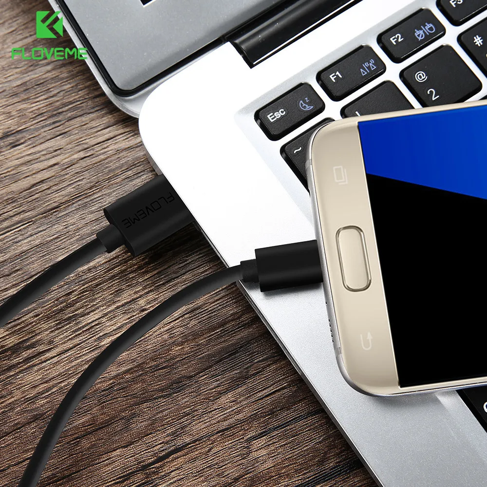 FLOVEME Micro USB кабель 2.4A Быстрая зарядка для Samsung Redmi Note 5 Pro Android мобильный телефон