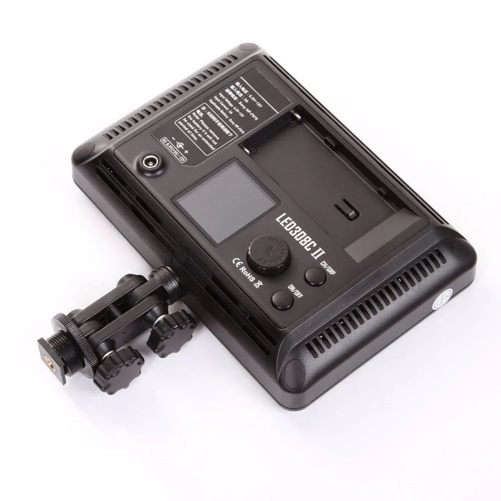 Godox светодиодный 308C II 3300-5600K светодиодный студийный светильник с пультом дистанционного управления и шторкой для Canon Nikon Panasonic JVC camera Camcorder DV