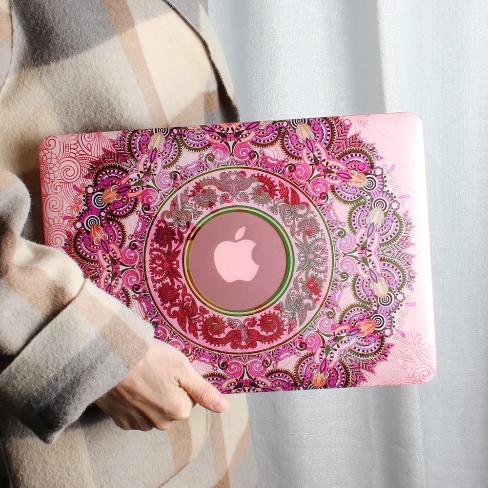 Crystal Case для Apple Macbook Air 13,3 11 Pro 13 12 15 ноутбук Retina печати Обложка Touch Bar крышка клавиатуры A1466 A1932