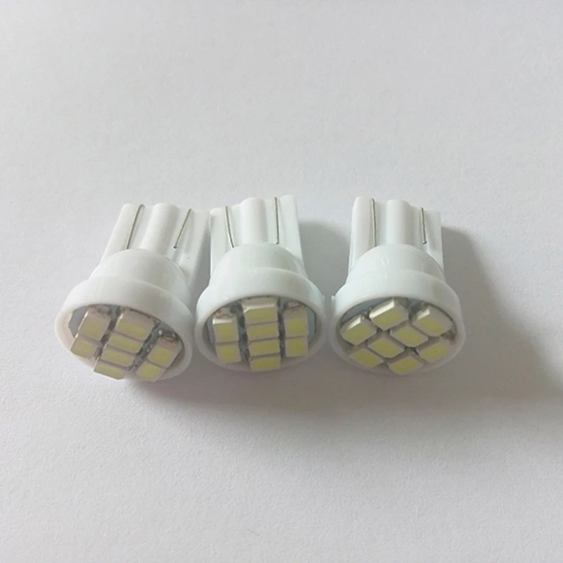 Автомобильный мигающий 50 шт. рекламный светодиодный T10 8 smd 1206 светодиодов 8SMD