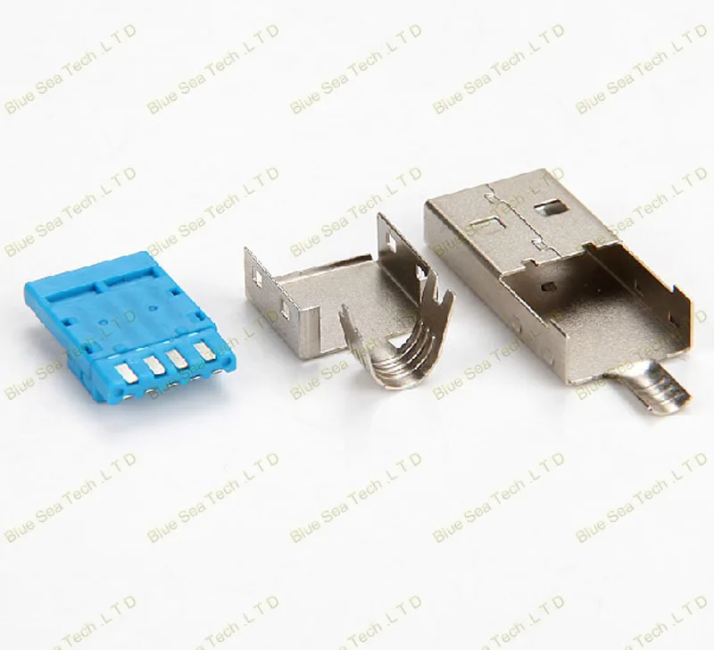 50 комплектов USB 3 0 штекер в 1 гнезда/вилка для кабеля передачи данных флэш-диск