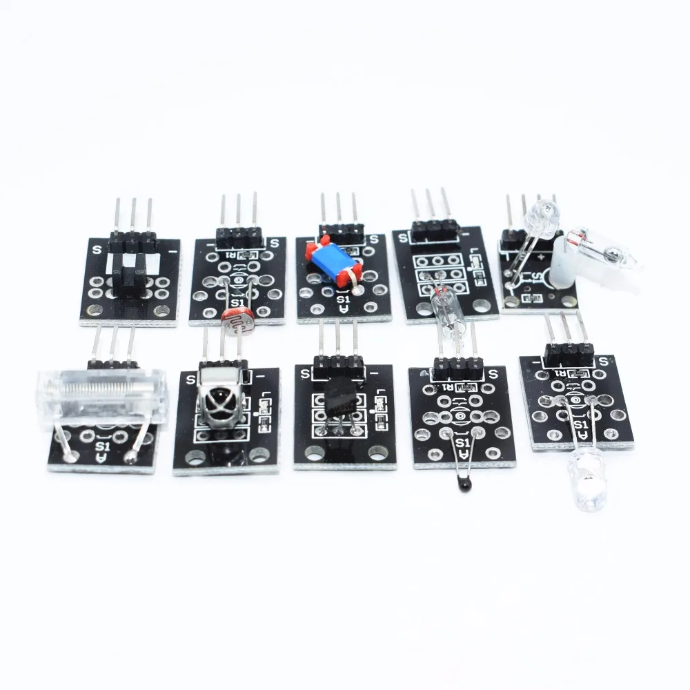 Комплект стартеров датчиков TENSTAR 37 в 1/RGB/джойстик/Датчик DS18B20/Обнаружение