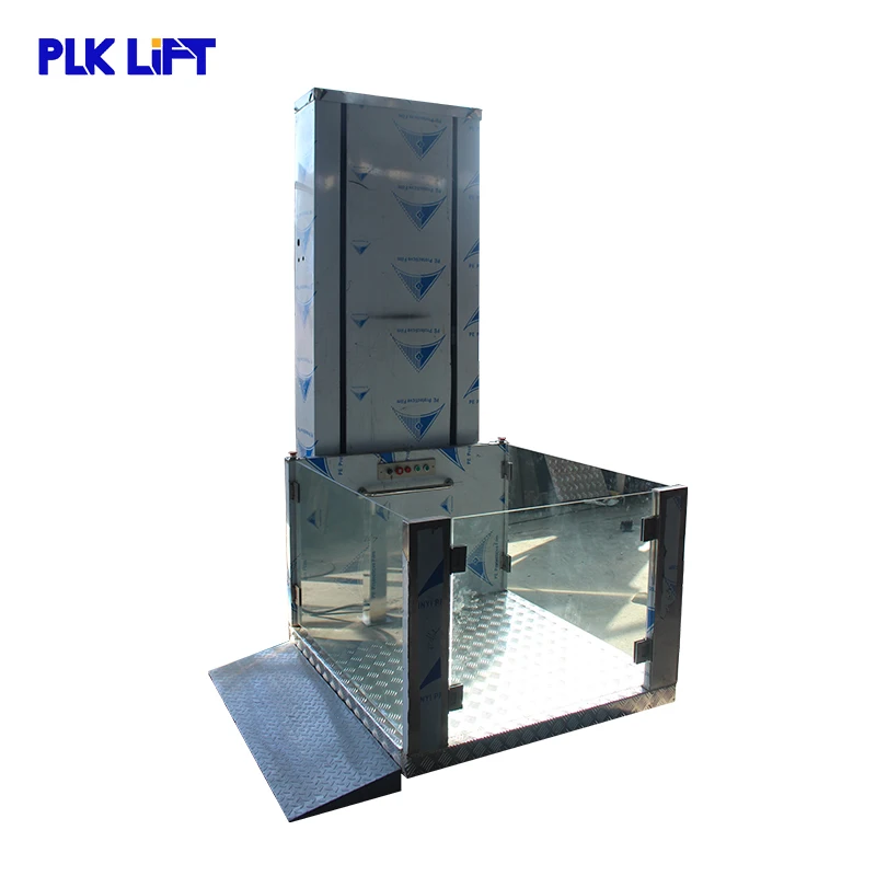 4 5 м гидравлическая вертикальная подъемная платформа для инвалидных колясок с