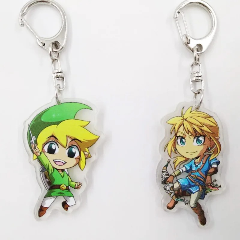 Модные Акриловые брелки IVYYE Zelda из аниме брелок для ключей подвеска игрушек