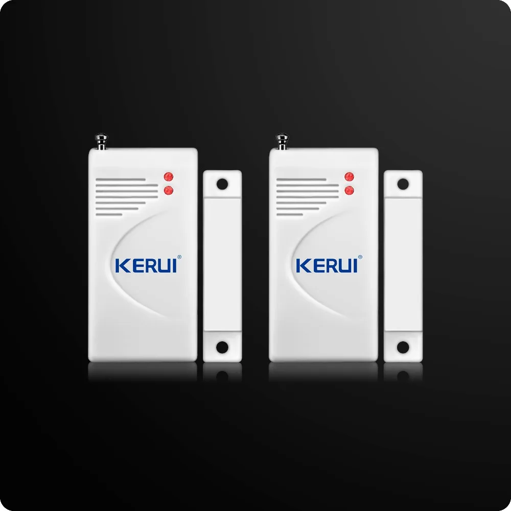 2 шт./лот 433 МГц Белый беспроводной контактный датчик окна двери зазора для