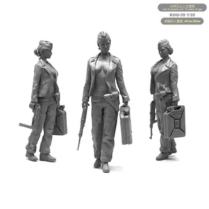 135, наборы из смолы, красивый армированный солдат из смолы