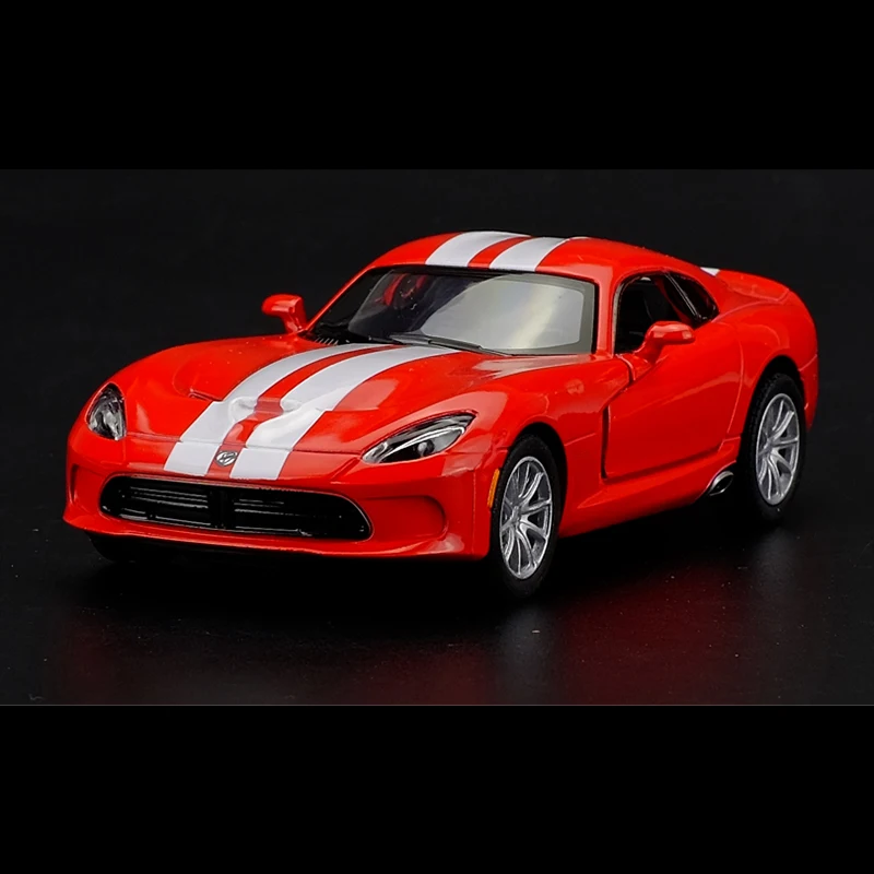 Модель спортивного автомобиля Kinsmart 1: 9 2013 SRT Viper GTS литая модель из сплава игрушка с
