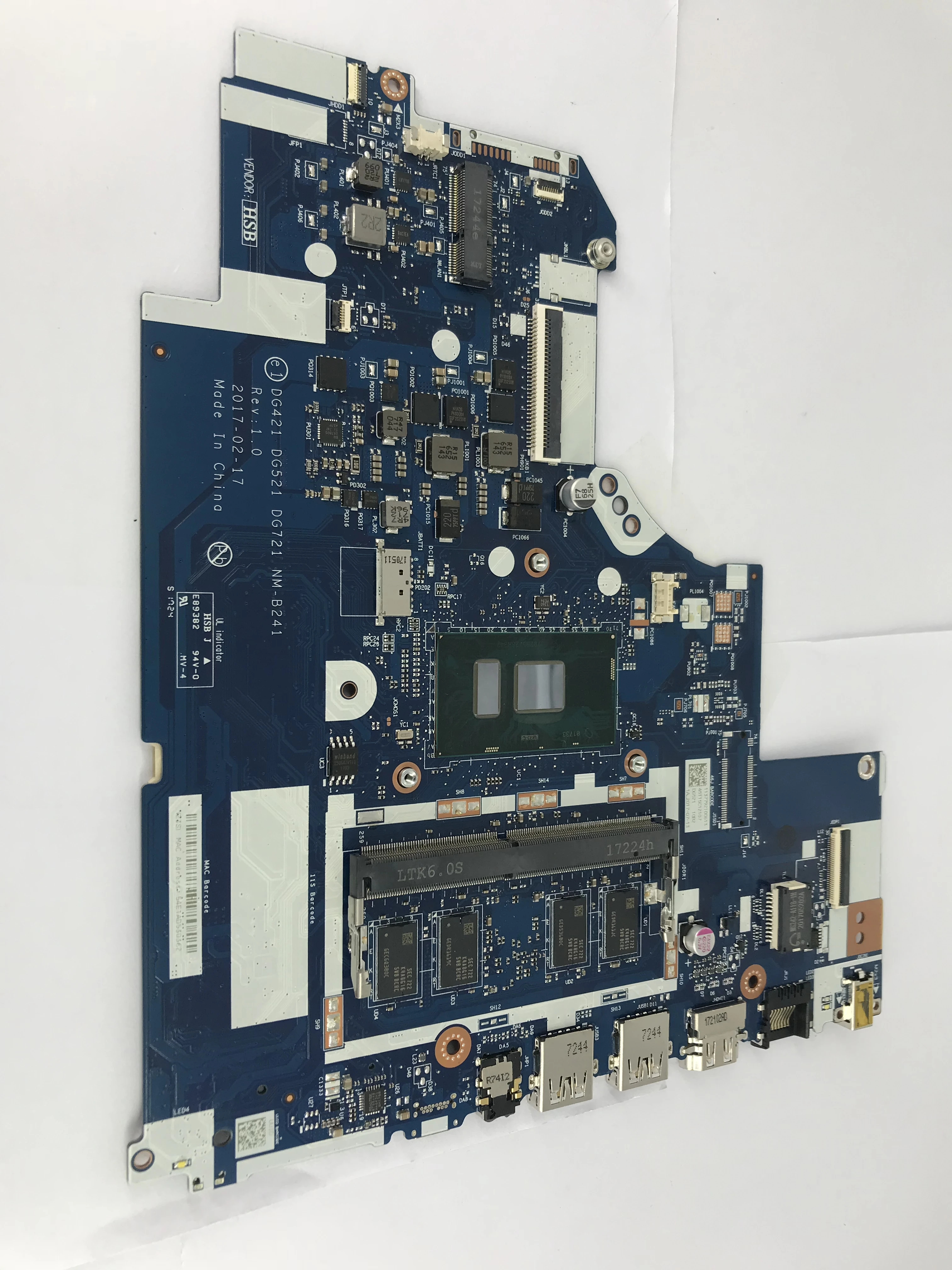 320 15isk материнская плата для Lenovo 15ISK ноутбука ОЗУ 4 Гб DG421 DG521 DG721 оригинальная