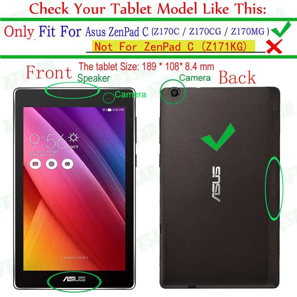 Закаленное стекло для Asus ZenPad C 7.0 Z170C Z170MG Z170CG Z170 7 дюймов 9H планшет устойчивое к