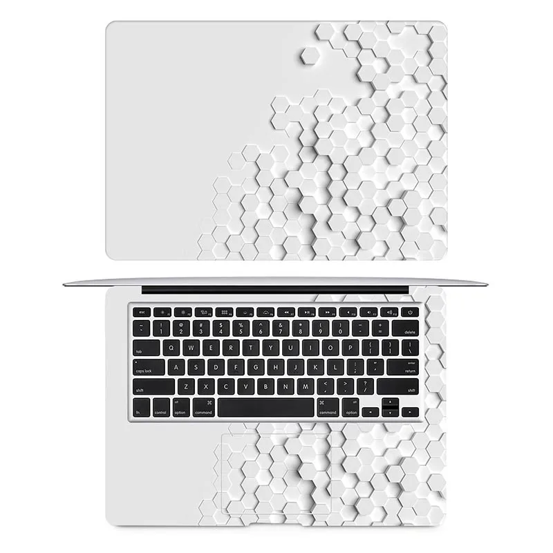 Белые 3D бриллианты ноутбук полное покрытие кожи для Apple Macbook Наклейка Pro Air retina 1" 12" 1" 15 дюймов Mac Book Защитная Наклейка