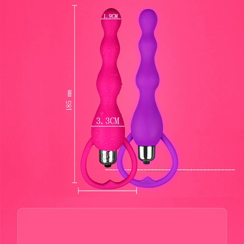 Анальная пробка Вибраторы для женщин Силиконовые анальные пробки Бусины