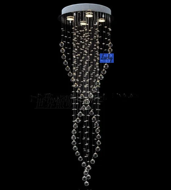 Бесплатная доставка линейная хрустальная люстра Dia400mm * H1200mm антикварная 110-240 В |
