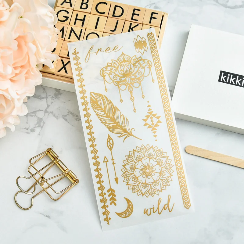 YPP CRAFT золотой узор Rub On для скрапбукинга DIY проекты/фотоальбом/изготовление карт