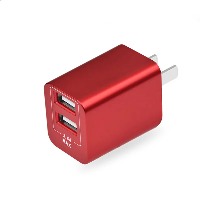 New 5V3a over 3C certified charger double USB plug for Android phone data cable charging head fast wireless | Мобильные телефоны и