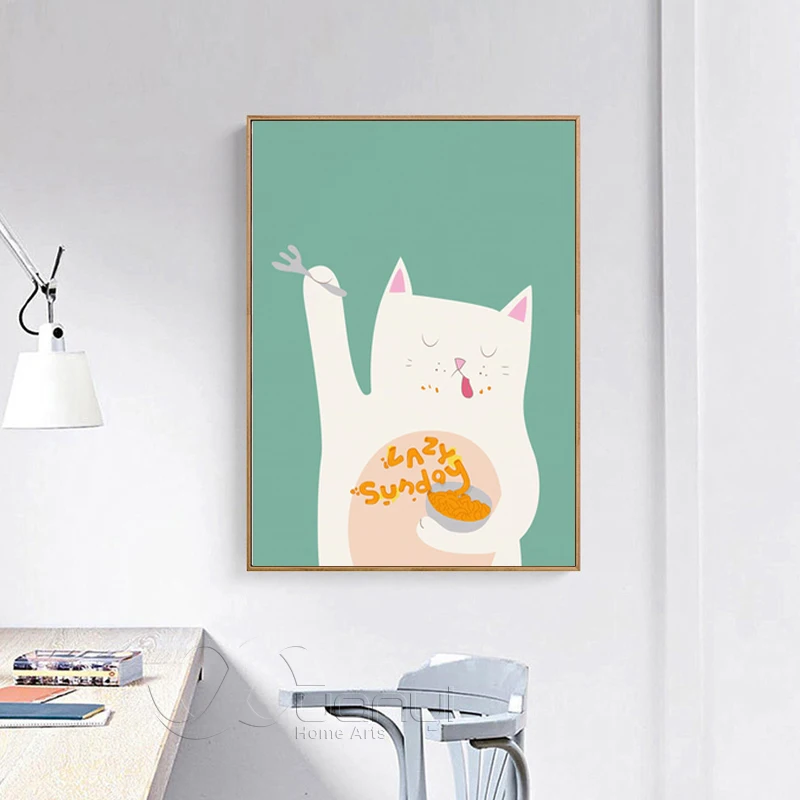 Bear Nordic Animal Wall Picture Prints And Poster Canvas Painting Art Cuadros Decoraction For Kids Room Unframed | Дом и сад