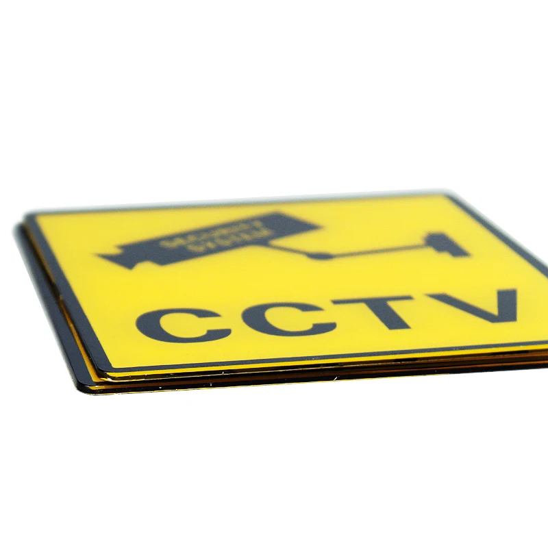 Водонепроницаемый акриловый картонный материал cctv Предупреждение