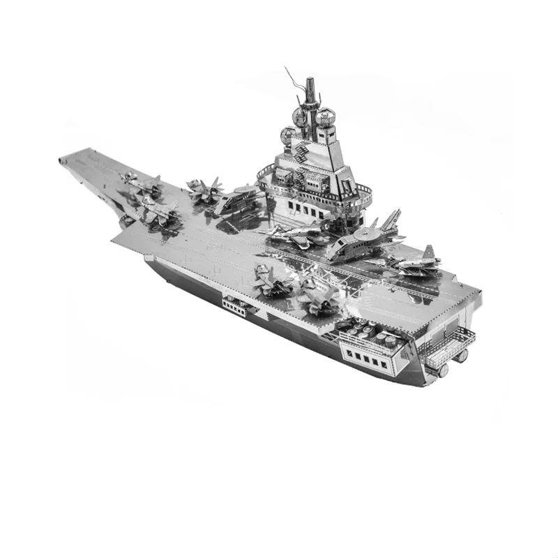 Пароход 3D Металл Jigsaw DIY мультимодальные головоломки Ляонин корабль для детей и