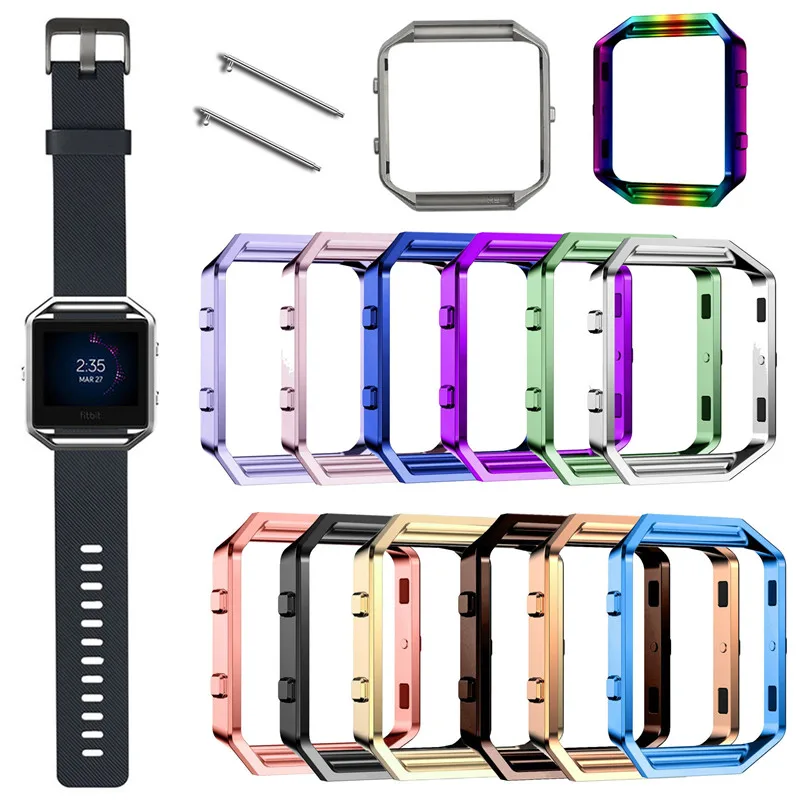 ISank Для fitbit blaze Кадр Группа рамка смотреть случае Замена Алюминиевого сплава