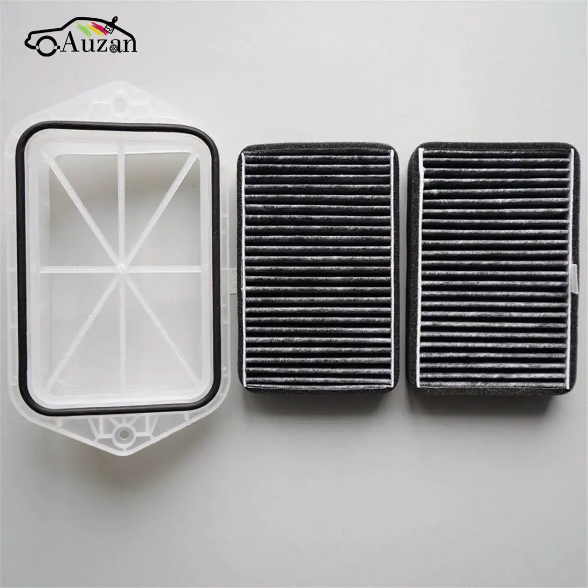 2 отверстия салонный фильтр для Vw Sagitar CC Passat Magotan Golf Tiguan Touran/audi/Skoda Octavia внешний воздушный фильтр FT100