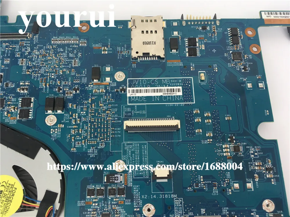 MBPWR01002 MB.PWR01.002 для 1830 материнская плата с I3 380UM процессором JV10 CS MB 09918 2 м
