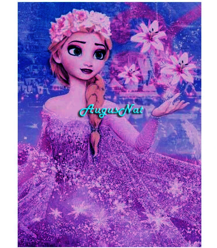 Мультяшная картина с бриллиантами для девочек полностью квадратная аниме