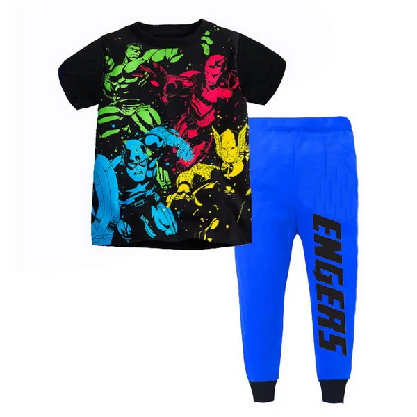 Весенне-летние и осенние детские пижамные комплекты для девочек Детская