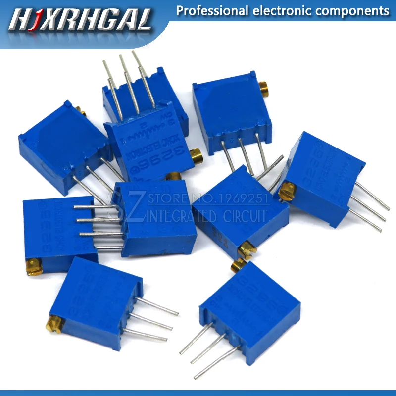 10pcs 3296X-1-202LF 3296X 2K ohm 202 3296X-1-202 3296X-202 X202 Trimpot Trimmer Potentiometer | Электронные компоненты и