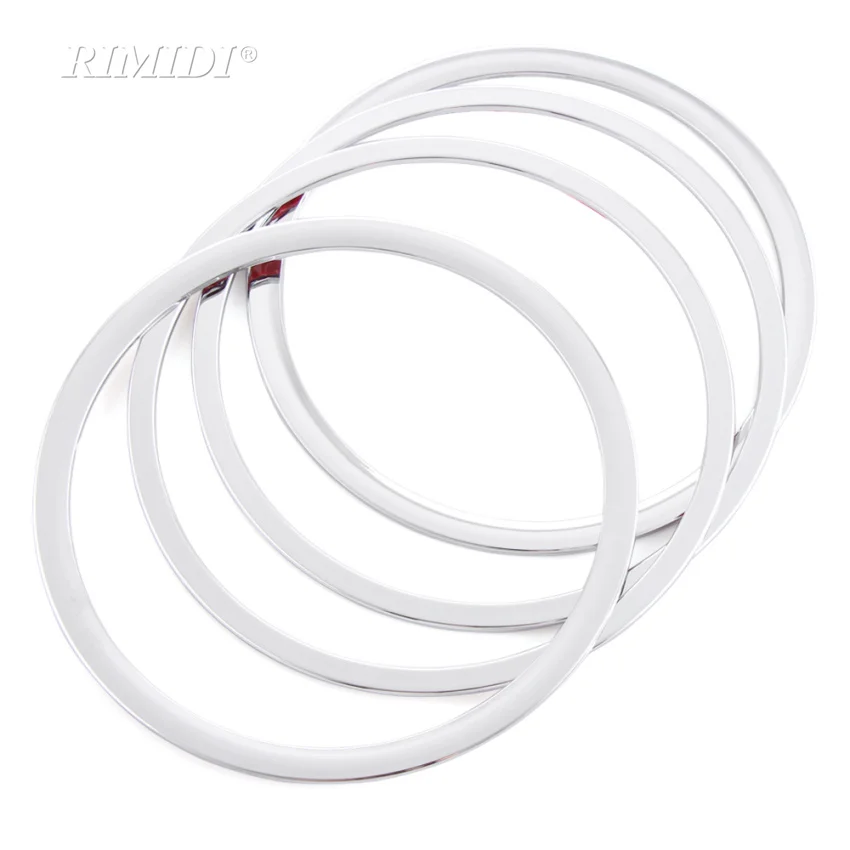 Автомобиль-Стайлинг 4 шт./компл. Автомобильная отделка кольцо наклейки двери