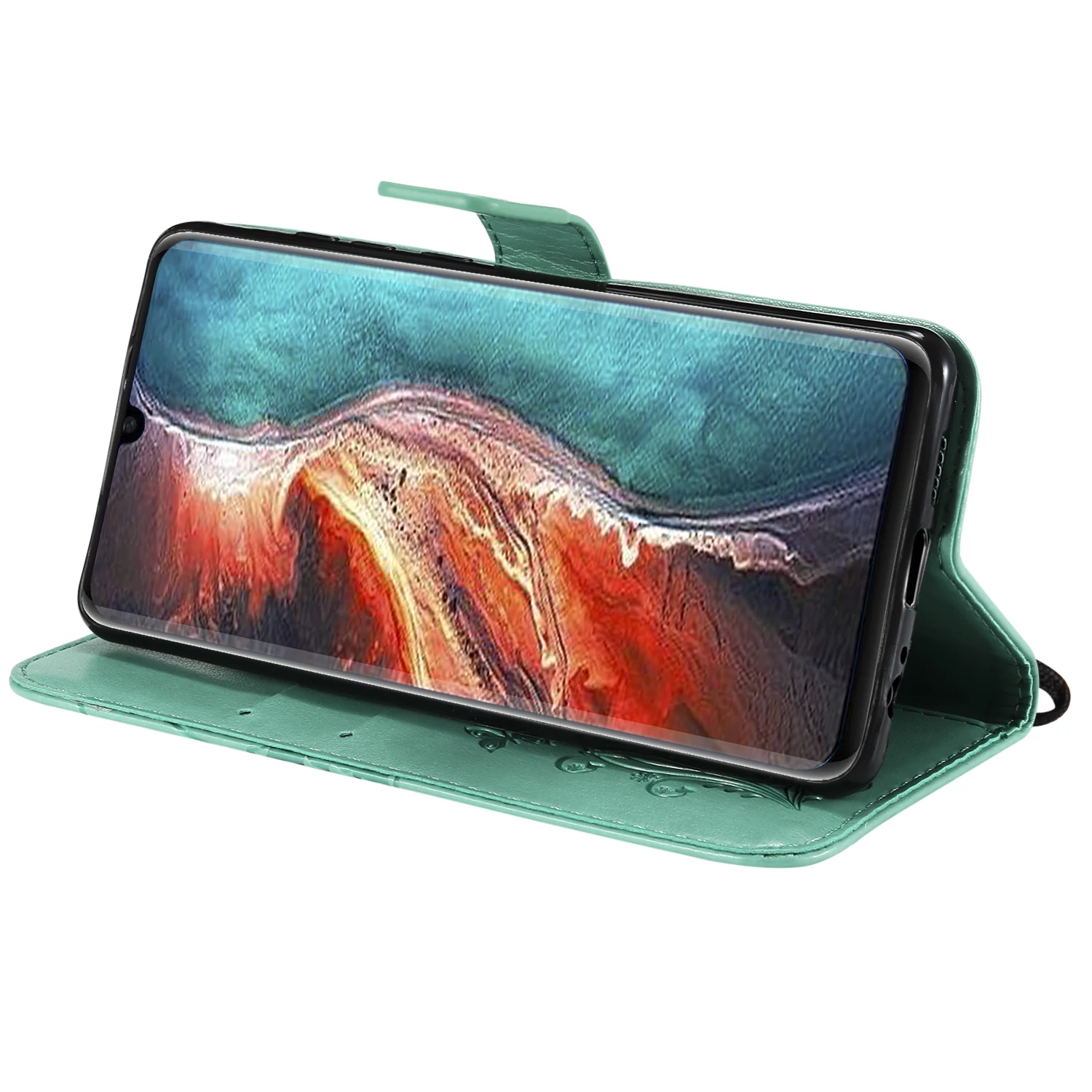 Чехол-Кошелек с тиснением бабочки для Huawei P10 P20 P30 Pro P8 P9 Lite mate 7 8 9 10 20 lite 20X Nova 2i 3 4 3i 4e P