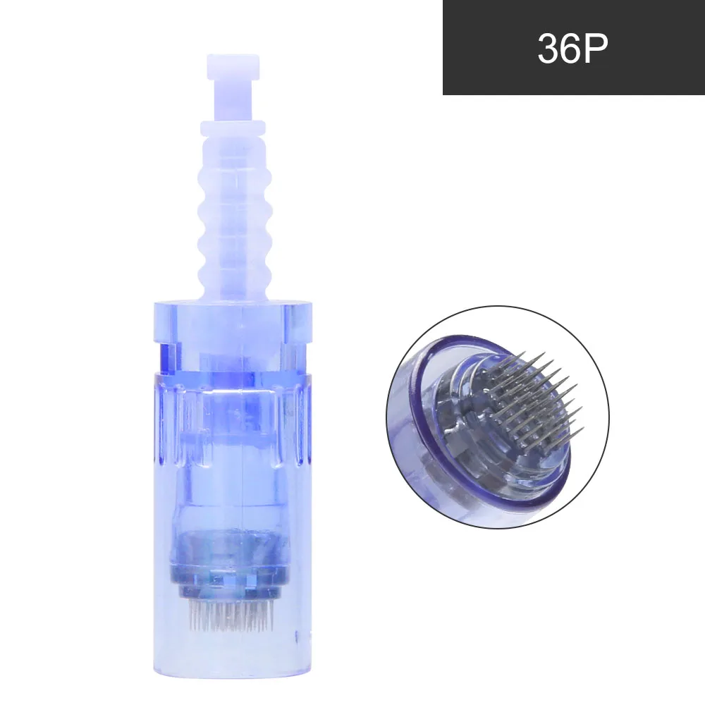 Иглы картридж для Dr pen A6 Nano/9 pin/12 pin/36 pin/42 pin микро Сменные иглы головка Антивозрастная ручка наконечник татуировки