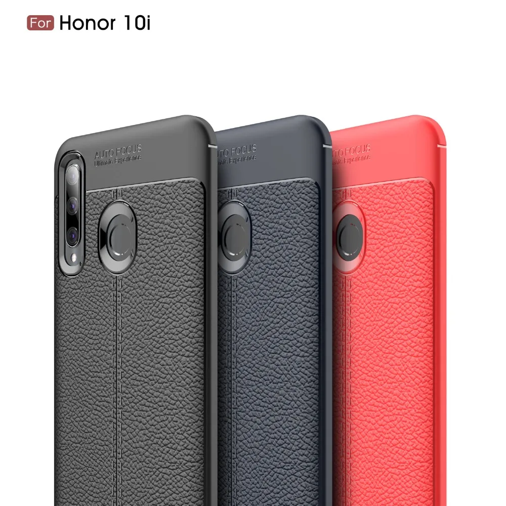 Чехол для телефона Huawei Honor 10i силиконовый чехол из тпу с имитацией кожи 10 i Honor10i |