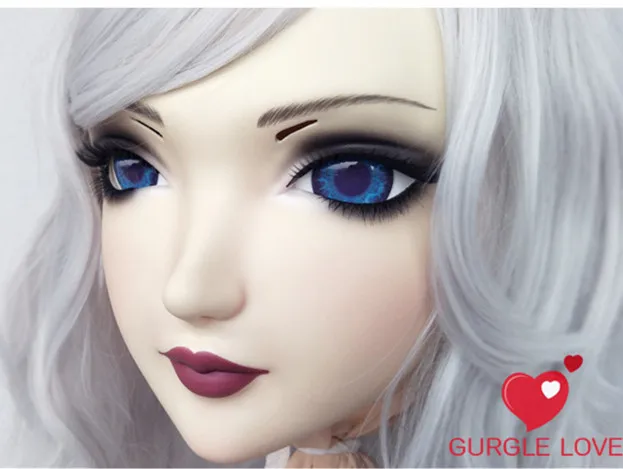 

(DM054) Girl Sweet Resin Japanese Anime Kigurumi Mask Cosplay Lolita Crossdressing Lifelike BJD Masks