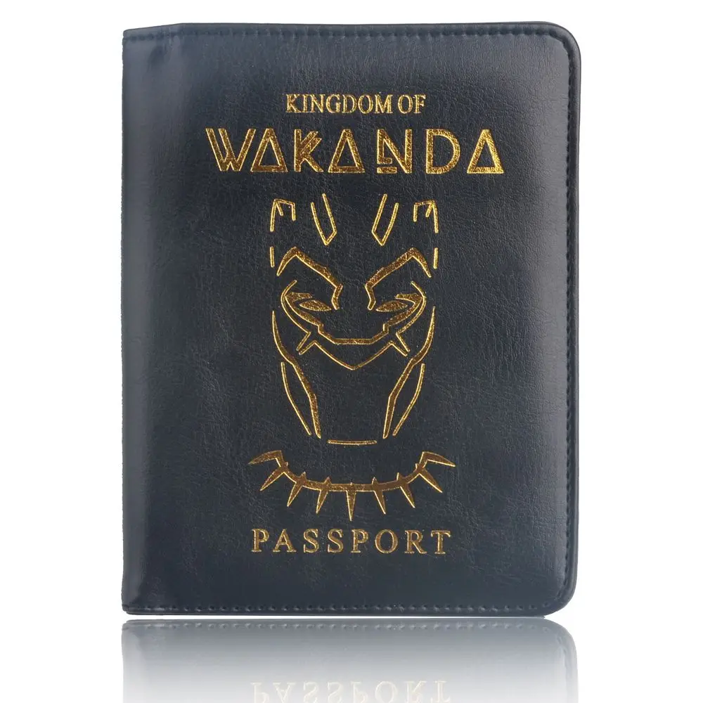 TRASSORY RFID Блокировка Wakanda ASGARD Марвел Мстители кожа путешествия Обложка для паспорта держатель сумка Orgonizer