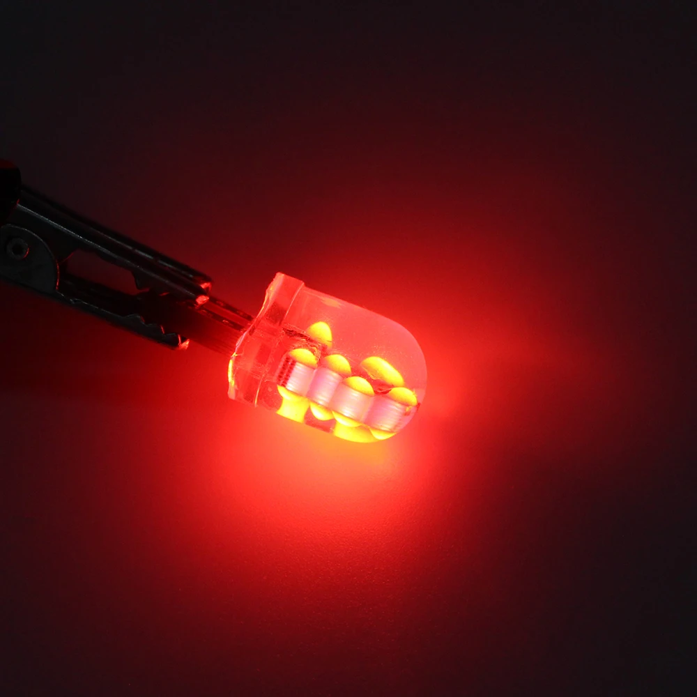 Красный DXZ 1X T10 COB силикагель 194 168 501 w5w светодиодный светильник canbus 12SMD автомобильный интерьерный светильник Авто Клин Парковка купольная лампа бокового указателя поворота DC 12V - Испускаемый цвет: Красный