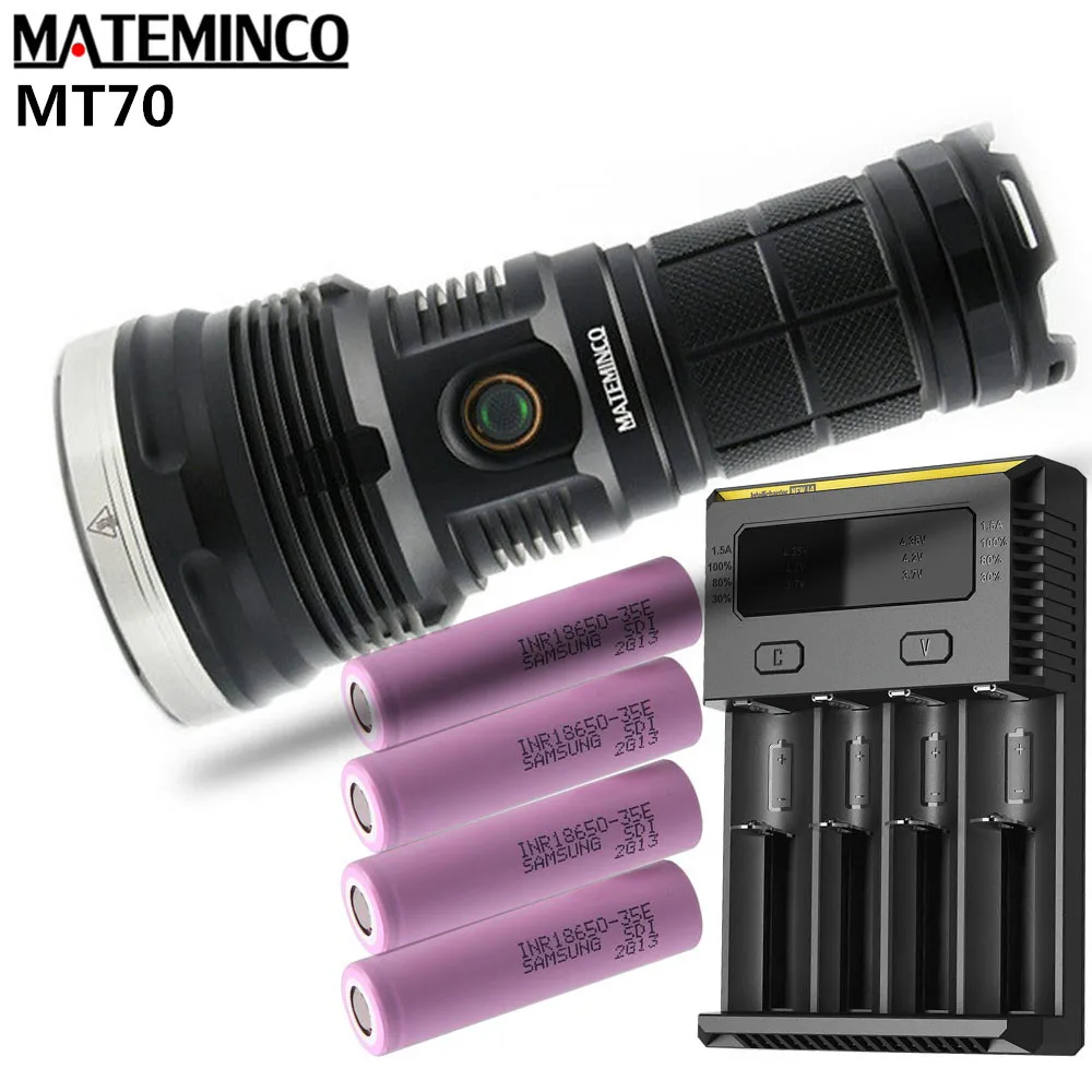 Mateminco MT70 фонарик комплект XHP70.2 светодиодный максимум 6000 люмен 1039 м длинный фонарь